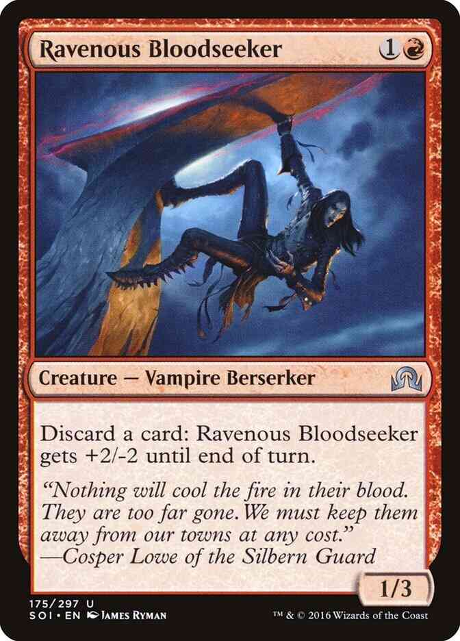 Ravenous Bloodseeker [175] [Shadows over Innistrad] [Non-Foil]