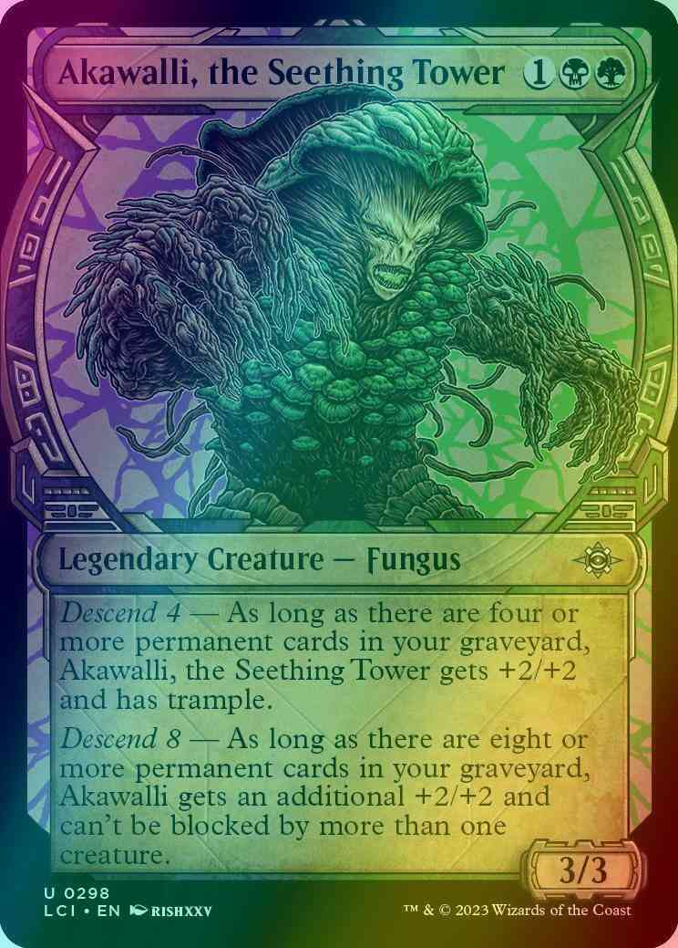 Akawalli, the Seething Tower [298] [Legends of Ixalan Showcase] [The Lost Caverns of Ixalan] [Foil]