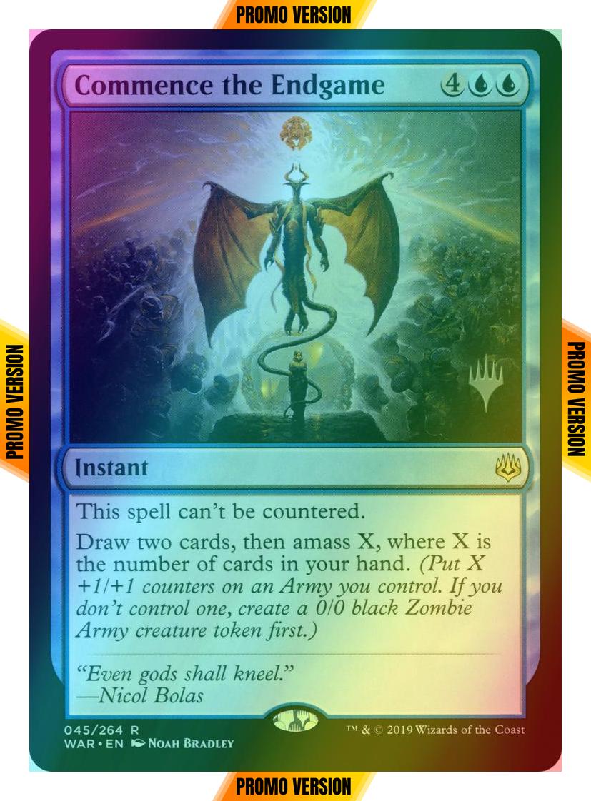 Commence the Endgame [45p] [Promo Pack] [War of the Spark Promos] [Foil]