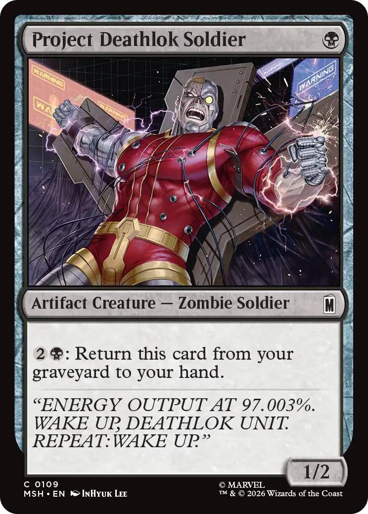 Project Deathlok Soldier [109] [Marvel Super Heroes] [Non-Foil]