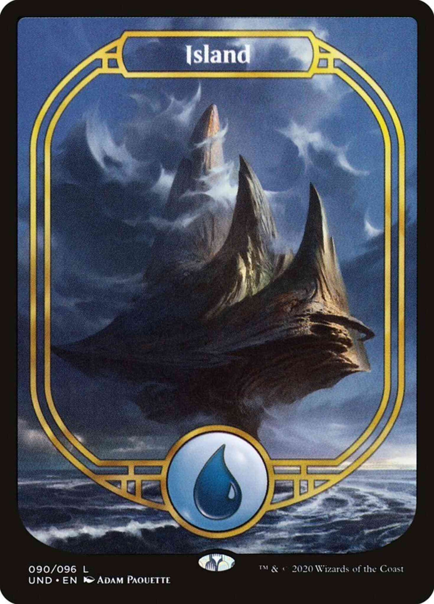 Island [90] [Full Art] [Unsanctioned] [Non-Foil]
