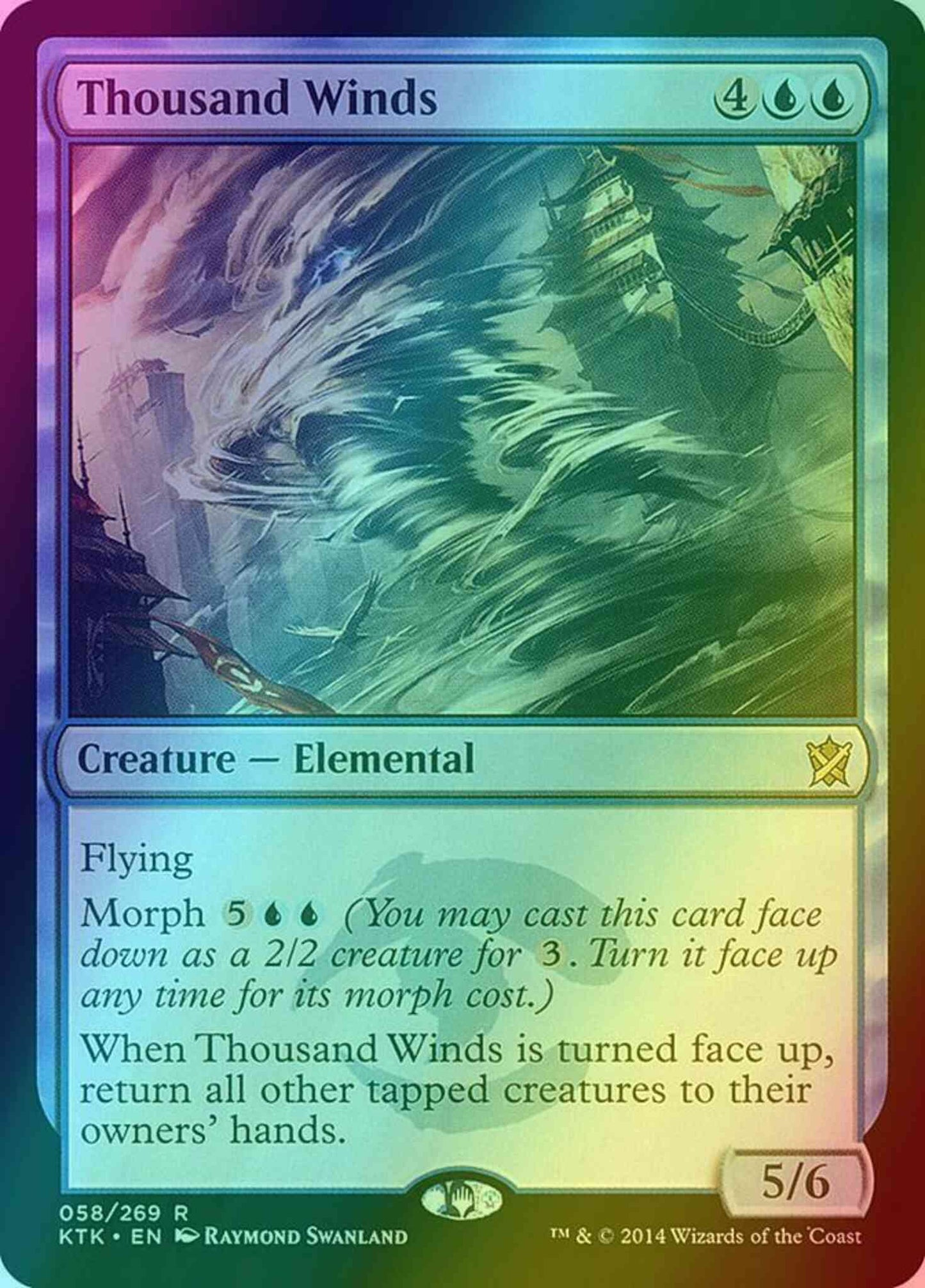 Thousand Winds [58] [Khans Of Tarkir] [Foil]