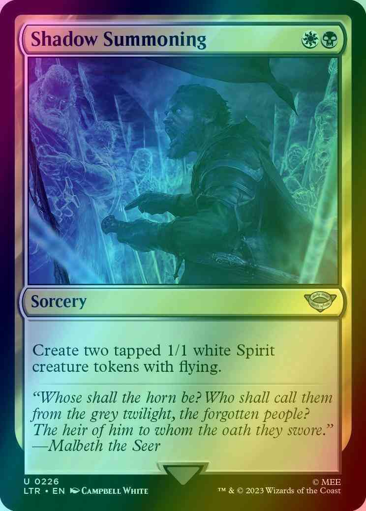 Shadow Summoning [226] [The Lord of the Rings: Tales of Middle-earth] [Foil]