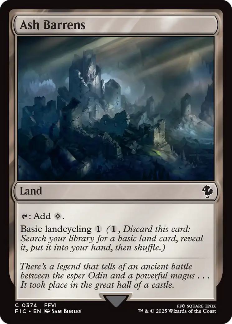 Ash Barrens [374] [FINAL FANTASY: Commander] [Non-Foil]
