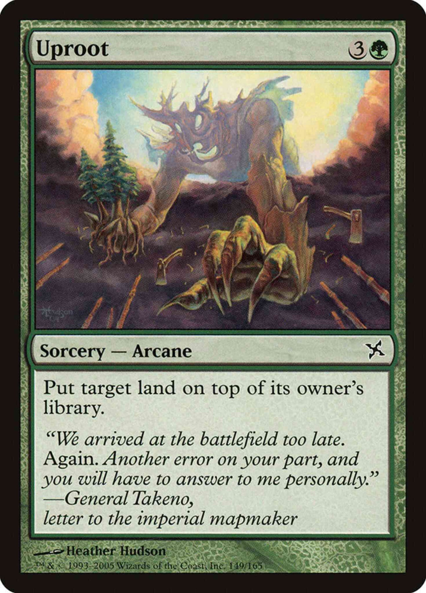 Uproot [149] [Betrayers of Kamigawa] [Non-Foil]
