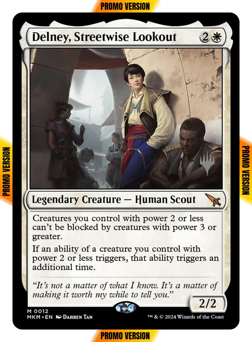 Delney, Streetwise Lookout [12p] [Promo Pack] [Murders at Karlov Manor: Promos] [Non-Foil]