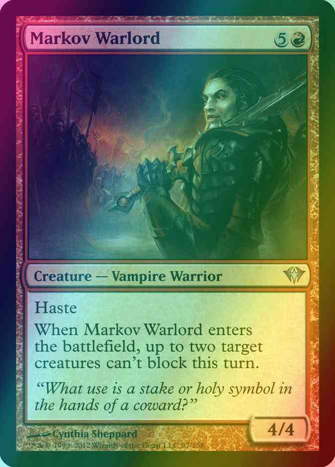 Markov Warlord [97] [Dark Ascension] [Foil]