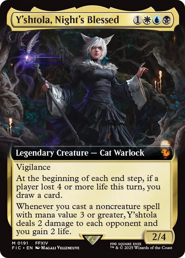 Y'shtola, Night's Blessed [191] [Extended Art] [FINAL FANTASY: Commander] [Non-Foil]