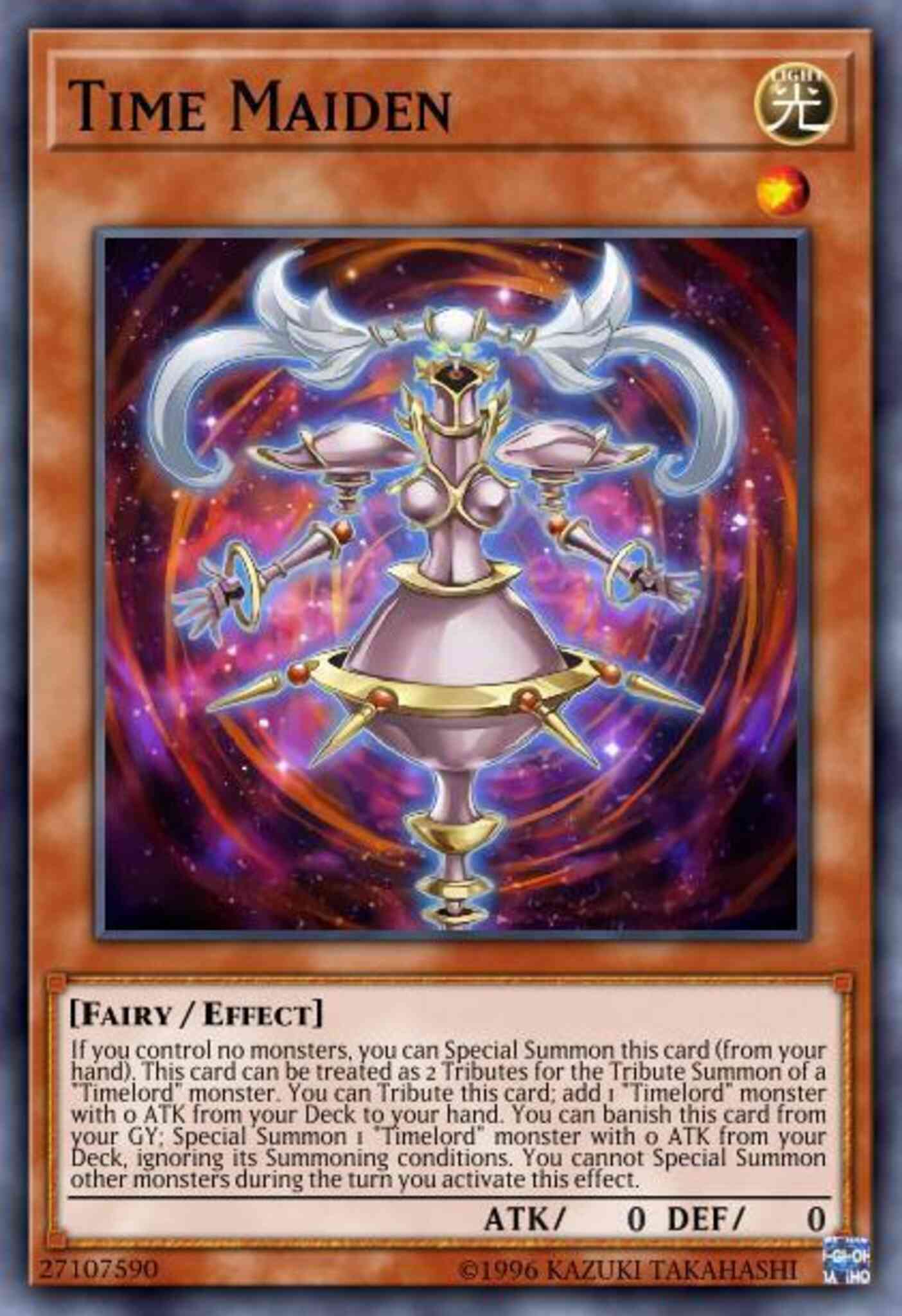 Time Maiden - BLLR-EN035 - Secret Rare - 1st Edition