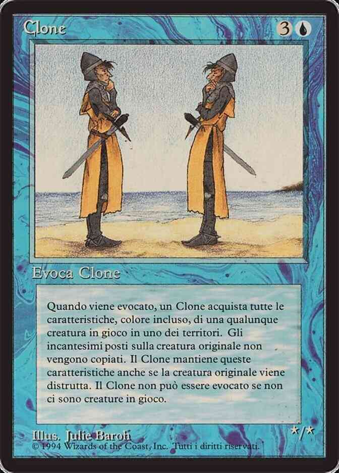 Clone - Italian [51] [Foreign Black Border: Italian] [Non-Foil]