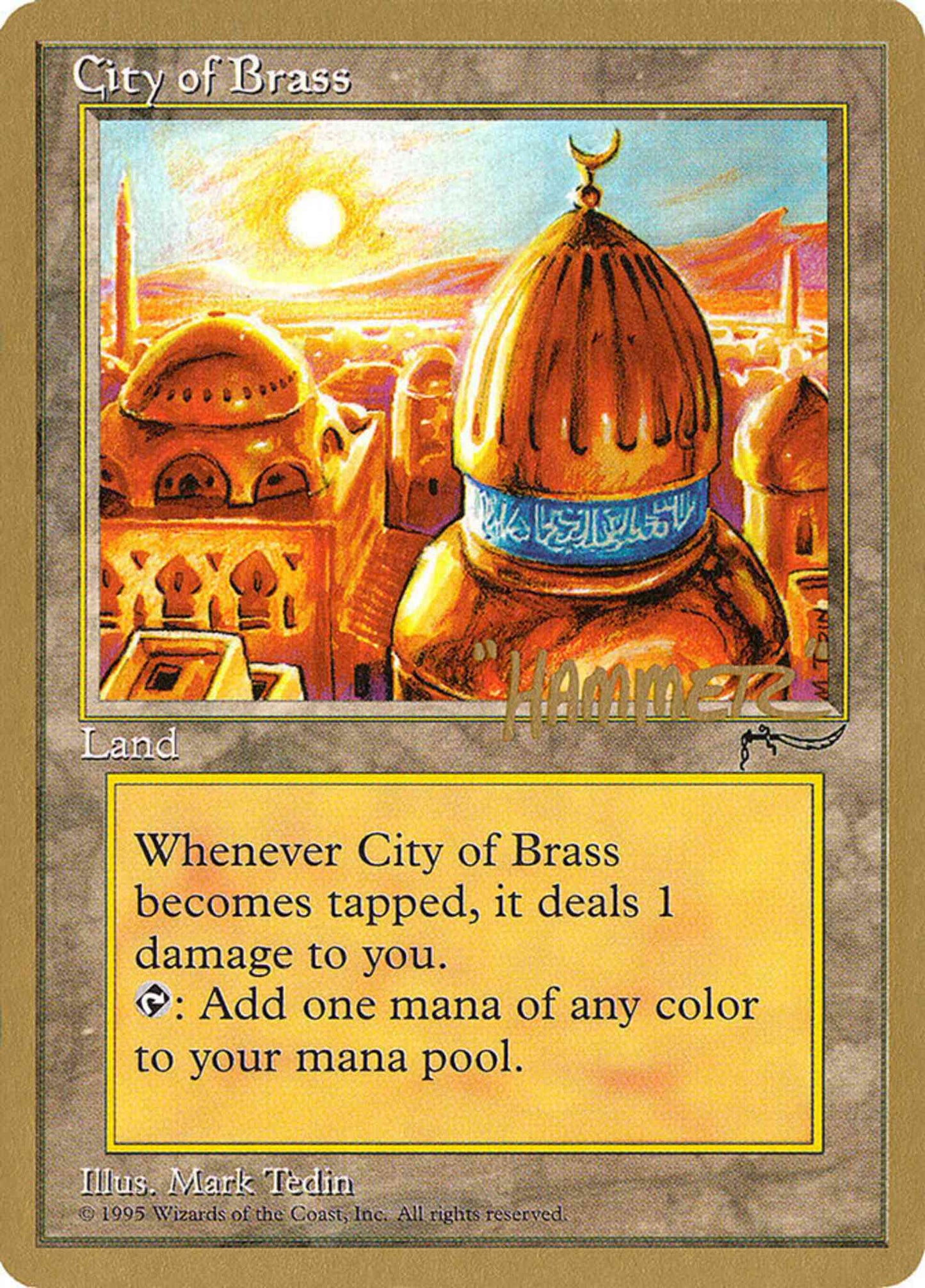 City of Brass [sr112] [Shawn Regnier] [Pro Tour Collector Set] [Non-Foil]