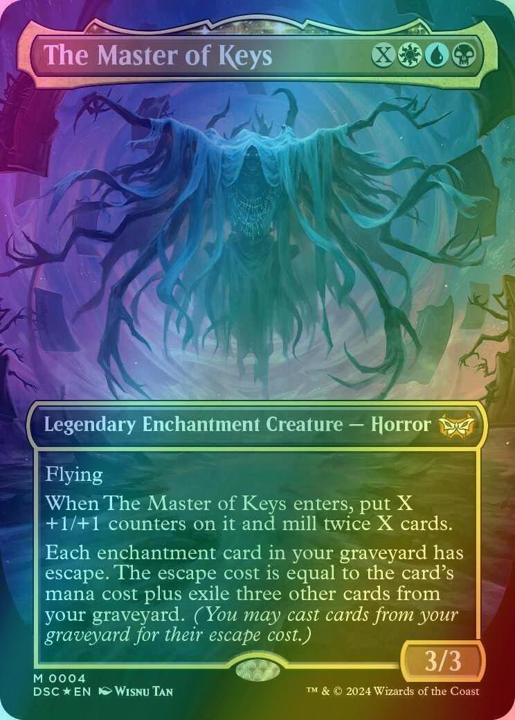 The Master of Keys [4] [Borderless] [Duskmourn: House of Horror: Commander] [Foil]