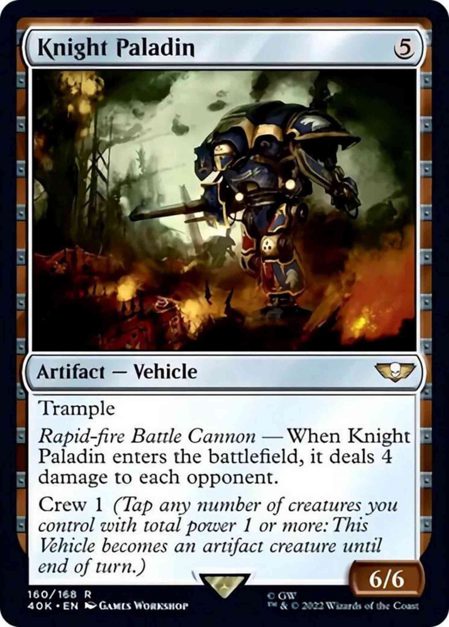 Knight Paladin [160] [Universes Beyond: Warhammer 40,000] [Non-Foil]