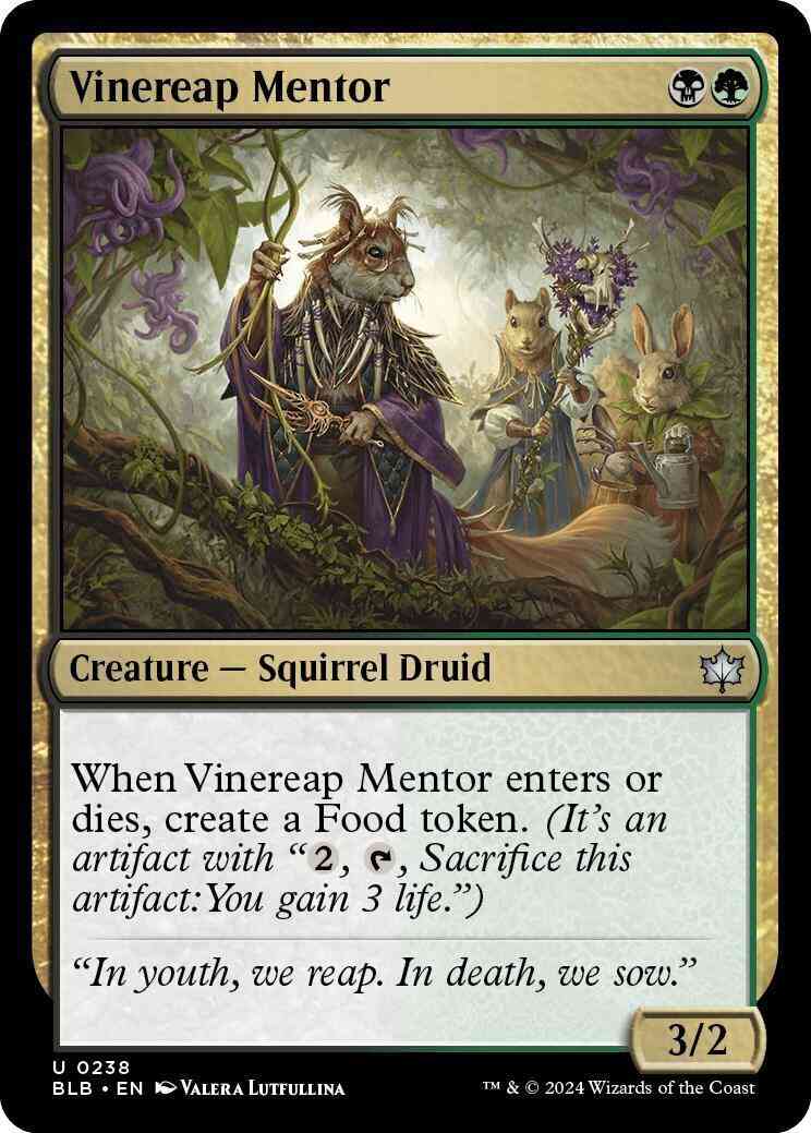 Vinereap Mentor [238] [Bloomburrow] [Non-Foil]