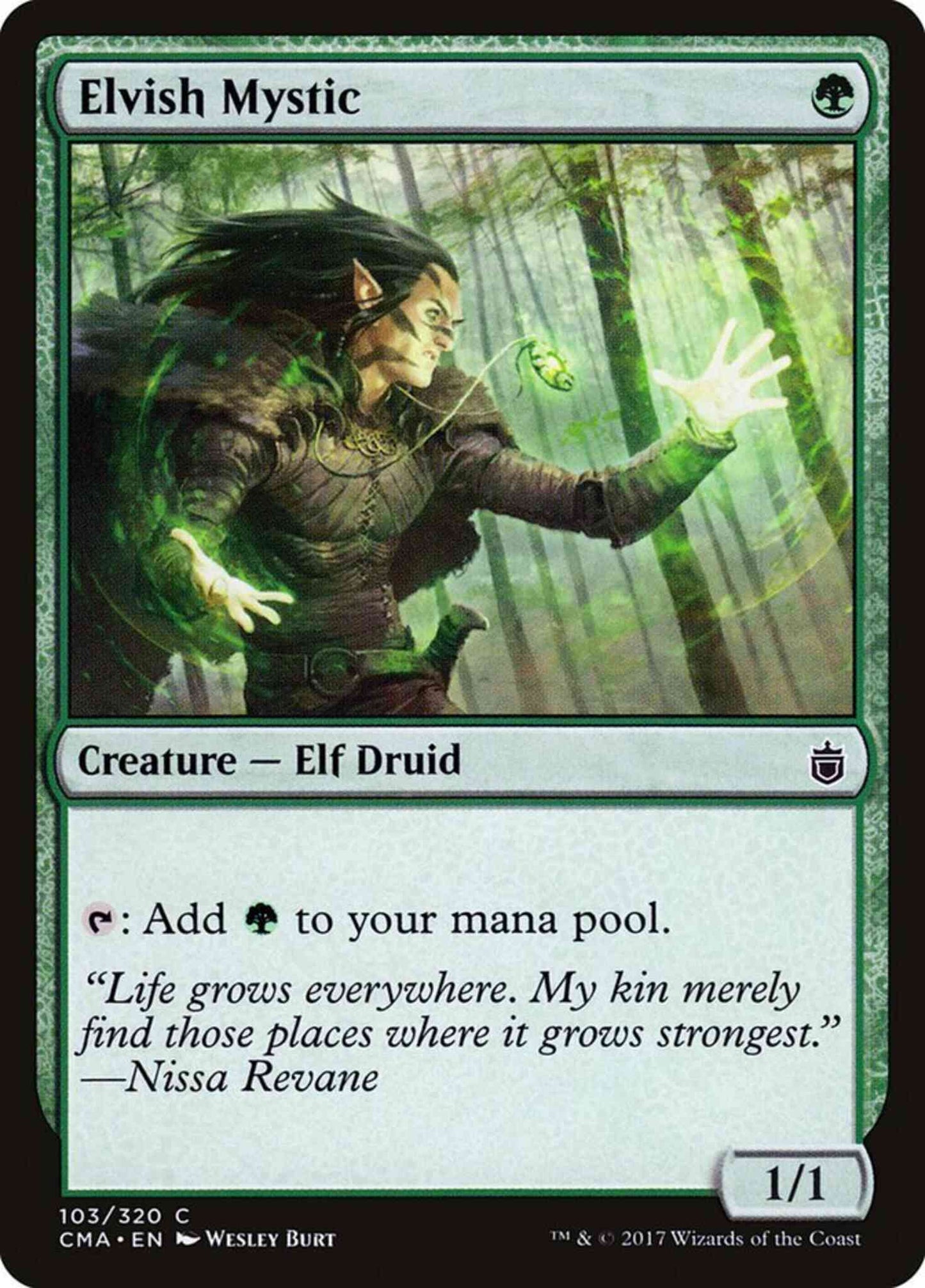 Elvish Mystic [103] [Commander Anthology] [Non-Foil]
