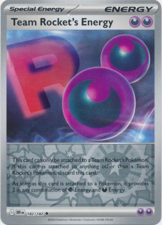 Team Rocket's Energy - 182/182 - Uncommon [sv10-182] [Reverse Holo]