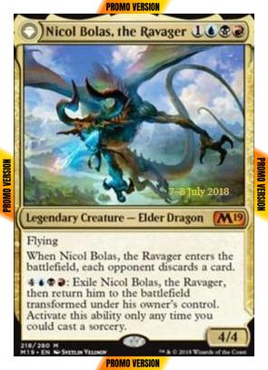 Nicol Bolas, the Ravager // Nicol Bolas, the Arisen [218s] [Core Set 2019 Promos] [Foil]