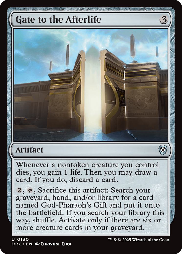 Gate to the Afterlife [130] [Aetherdrift: Commander] [Non-Foil]