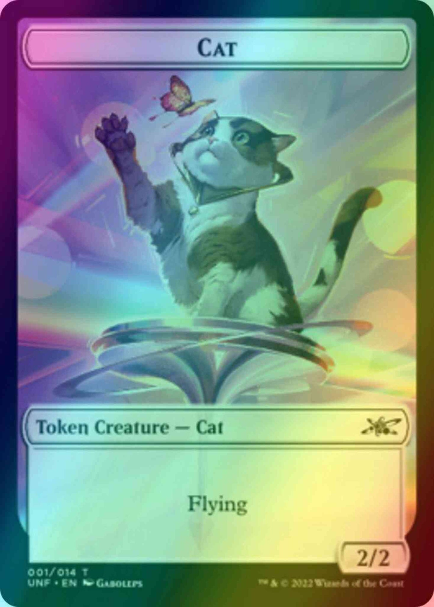 Cat Token (01) // Food Token (10) [Unfinity: Tokens] [Foil]