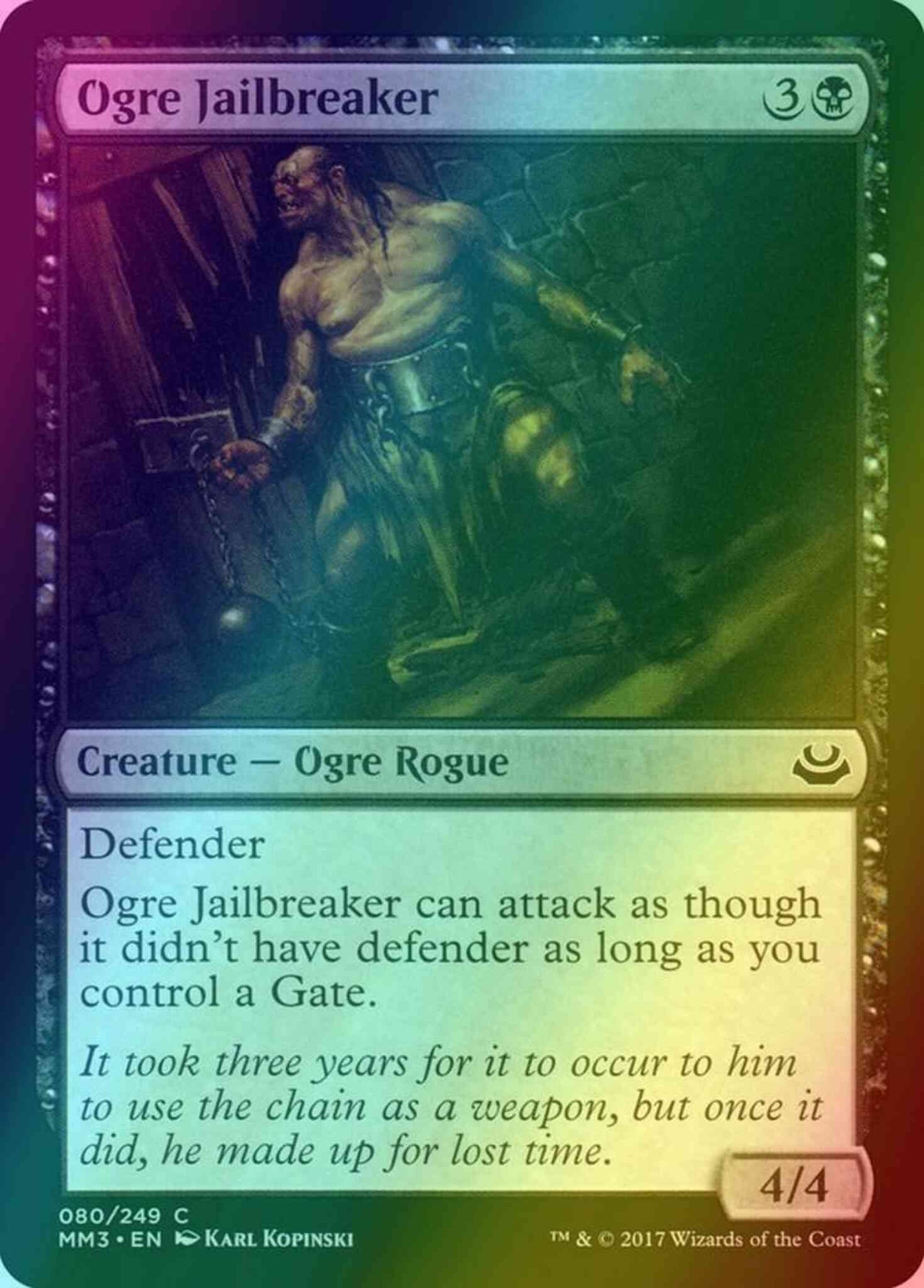 Ogre Jailbreaker [80] [Modern Masters 2017] [Foil]