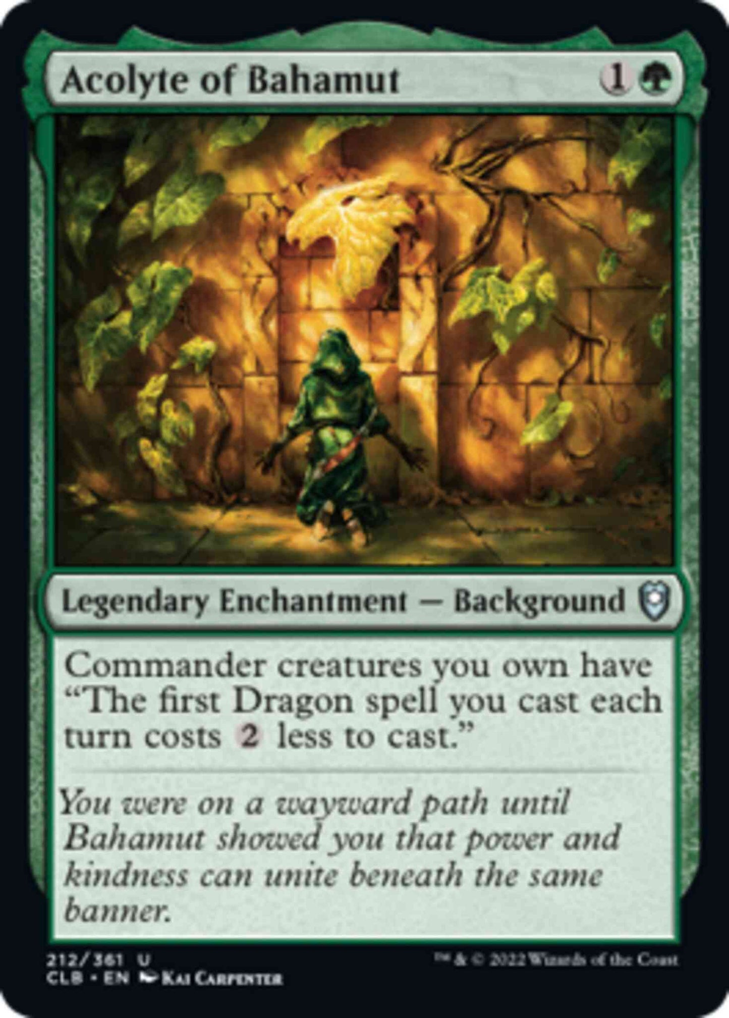 Acolyte of Bahamut [212] [Commander Legends: Battle for Baldur's Gate] [Non-Foil]
