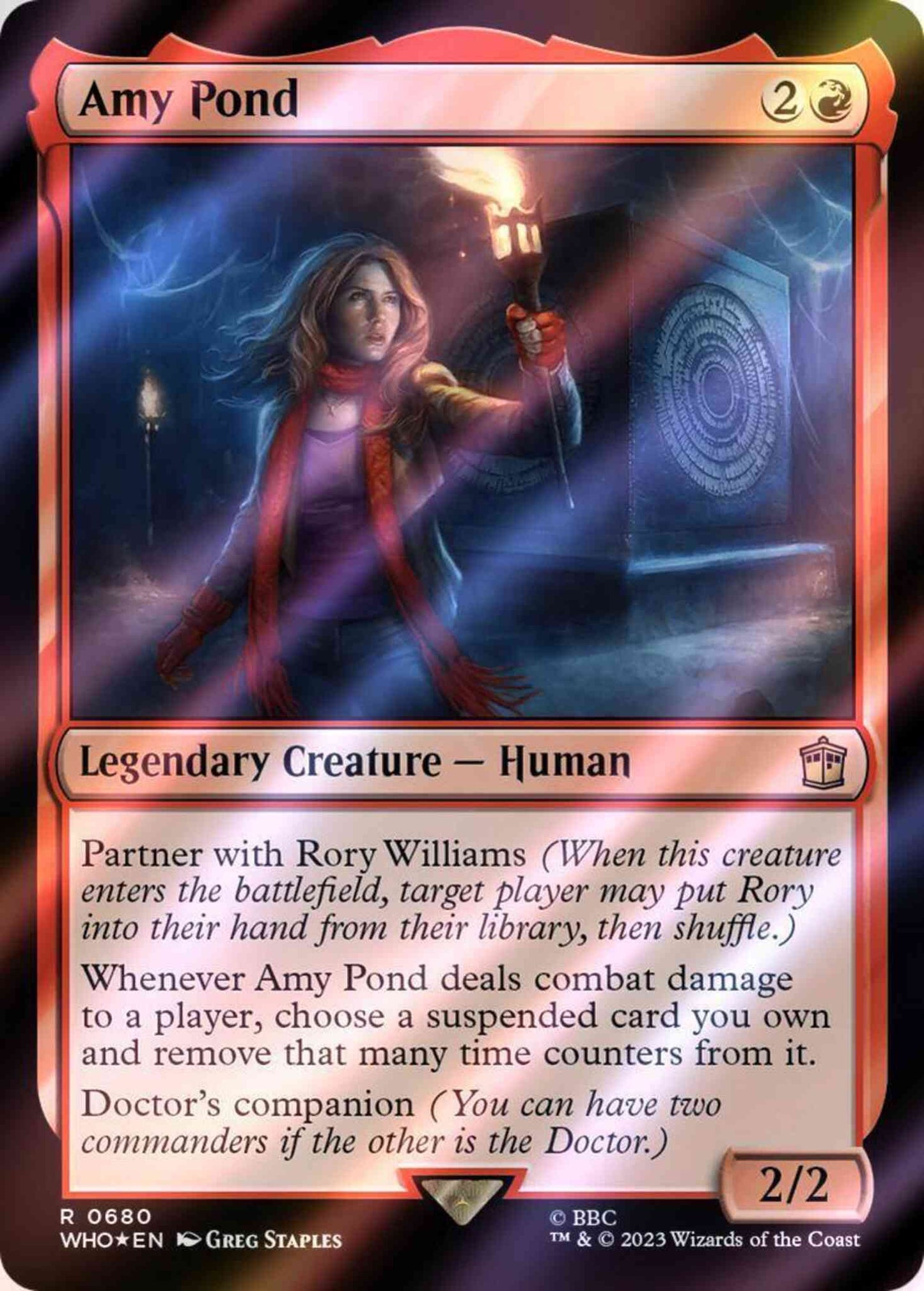 Amy Pond [680] [Universes Beyond: Doctor Who] [Surge Foil]