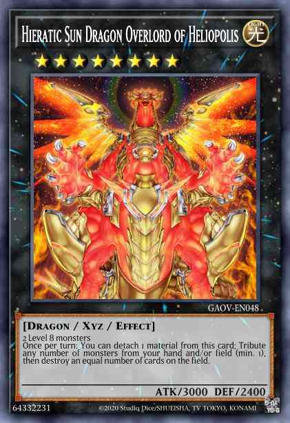 Hieratic Sun Dragon Overlord of Heliopolis - CT09-EN004 - Secret Rare - Limited