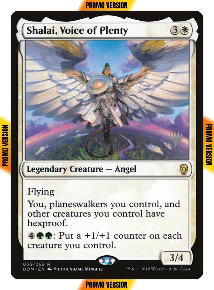 Shalai, Voice of Plenty [35p] [Promo Pack] [Dominaria Promos] [Non-Foil]