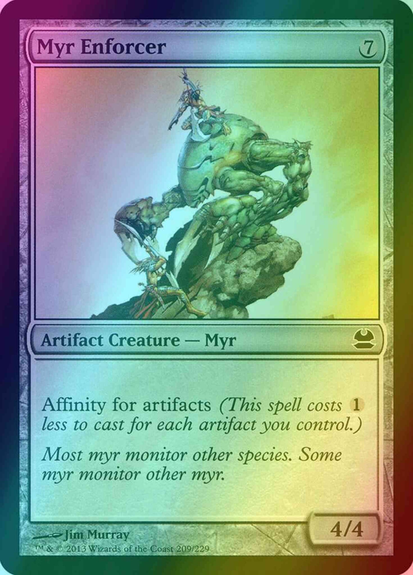 Myr Enforcer [209] [Modern Masters] [Foil]
