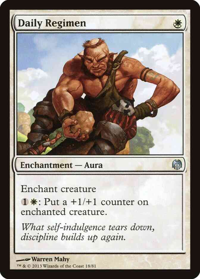 Daily Regimen [18] [Duel Decks Heroes vs Monsters] [Non-Foil]