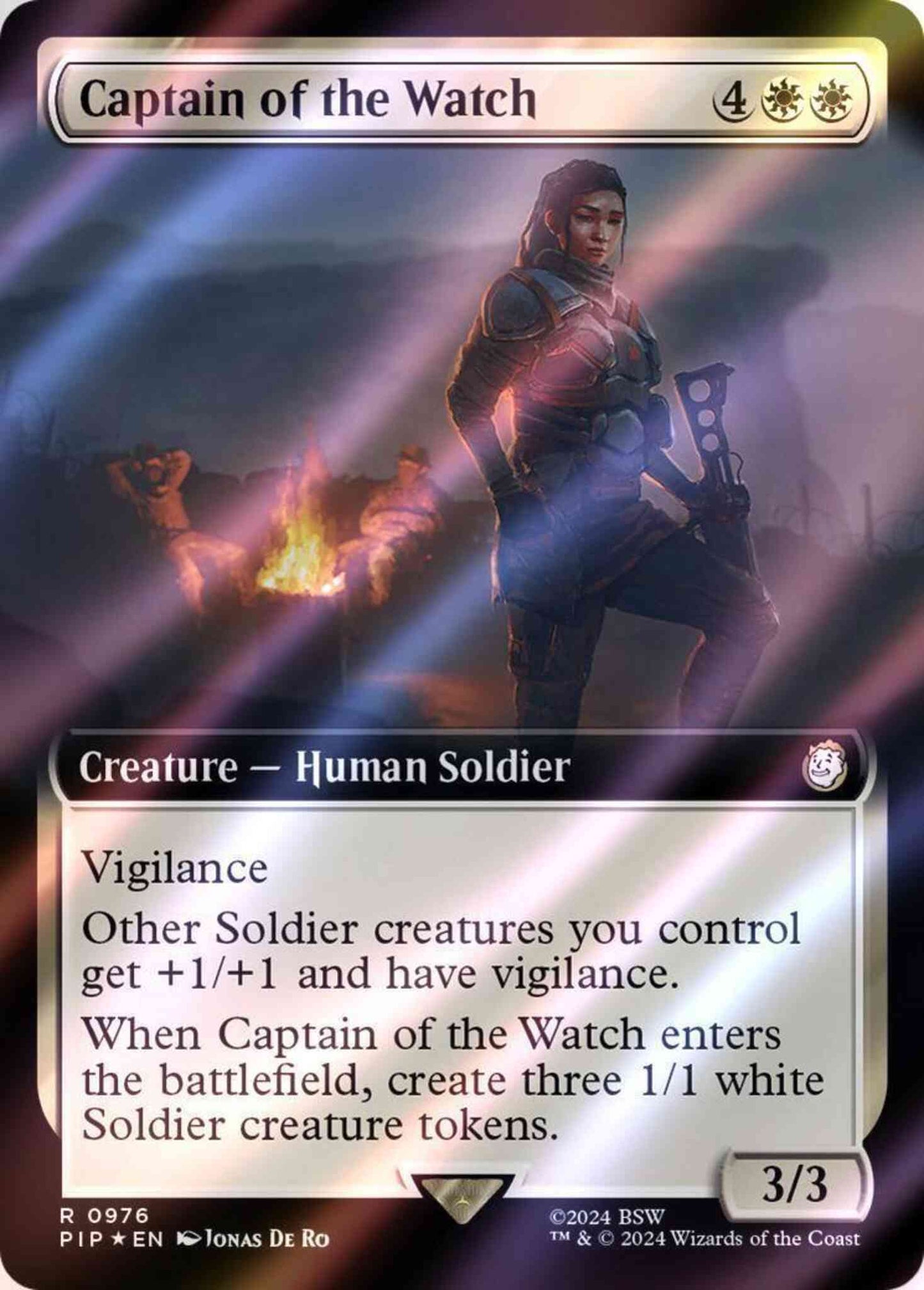 Captain of the Watch [976] [Extended Art] [Fallout] [Surge Foil]