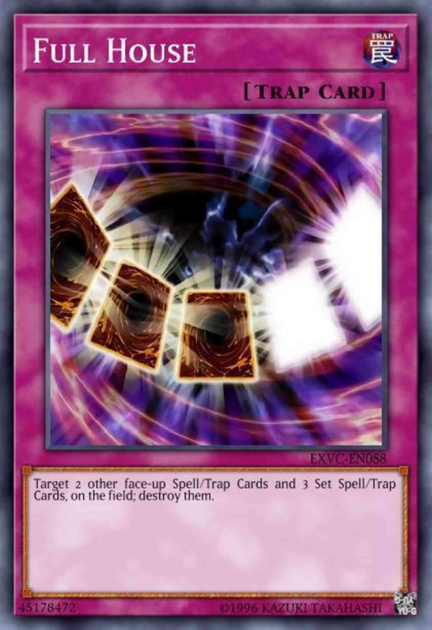 Full House - EXVC-EN088 - Rare - Unlimited