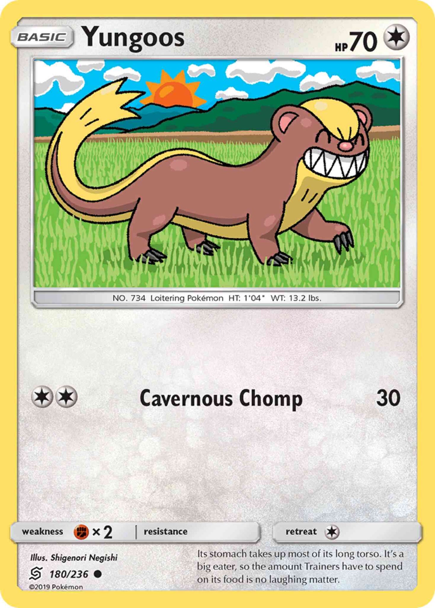 Yungoos - 180/236 - Common [sm11-180] [Reverse Holo]