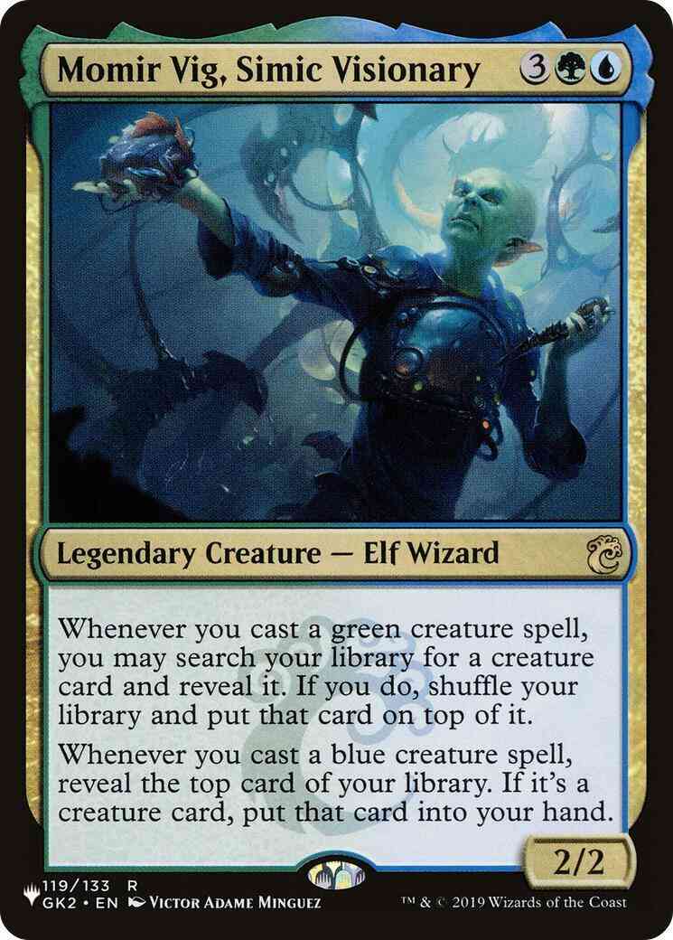 Momir Vig, Simic Visionary [GK2-119] [The List] [Non-Foil]