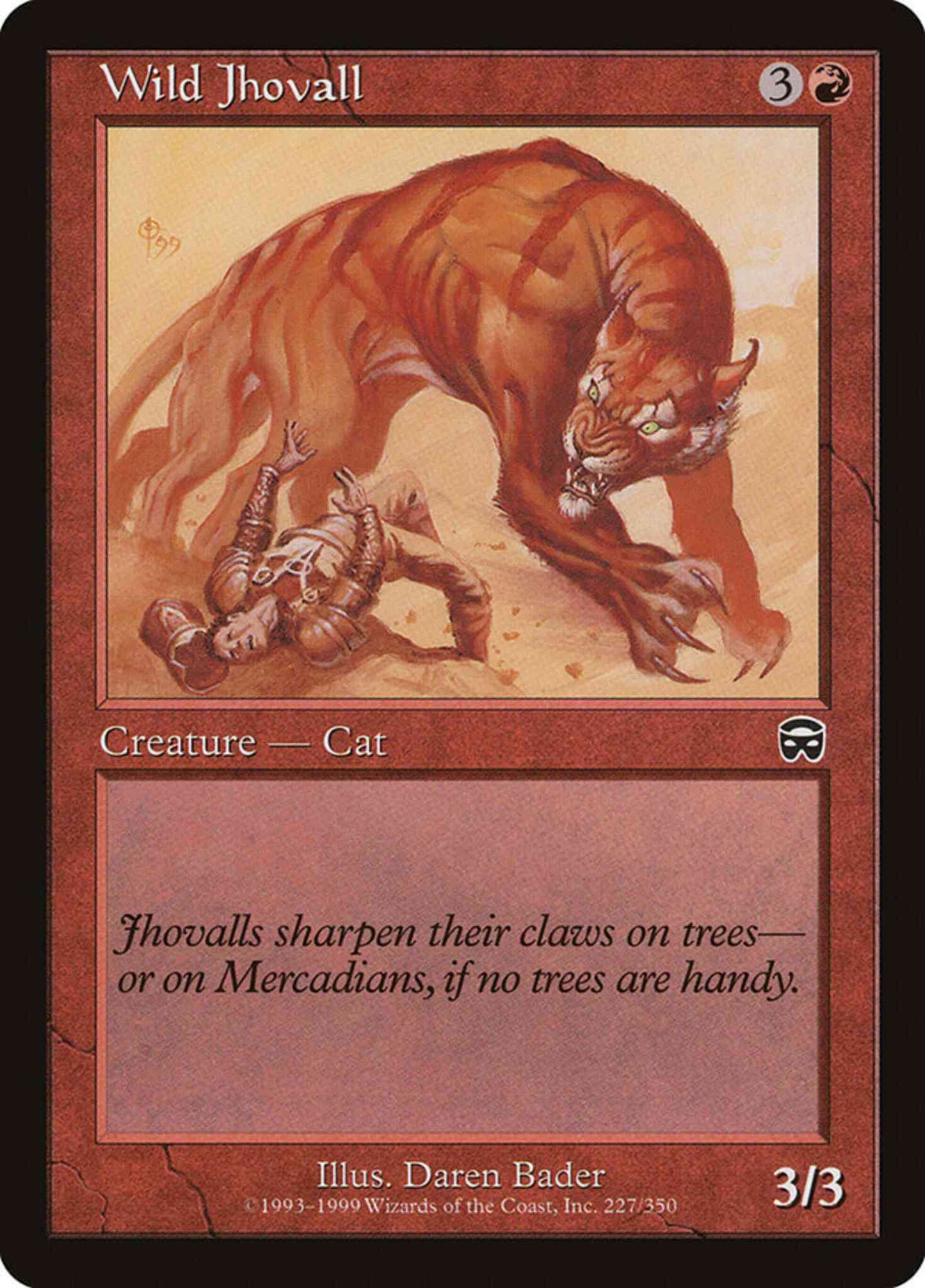 Wild Jhovall [227] [Mercadian Masques] [Non-Foil]