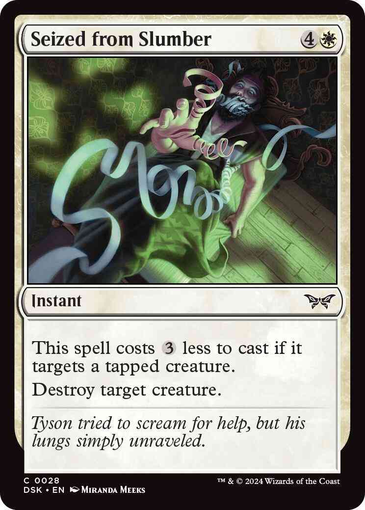 Seized from Slumber [28] [Duskmourn: House of Horror] [Non-Foil]