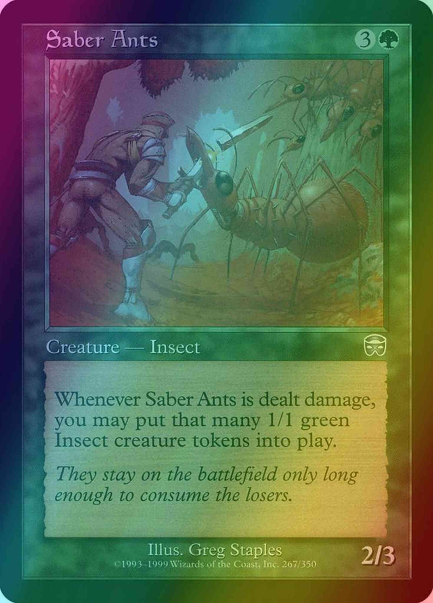 Saber Ants [267] [Mercadian Masques] [Foil]