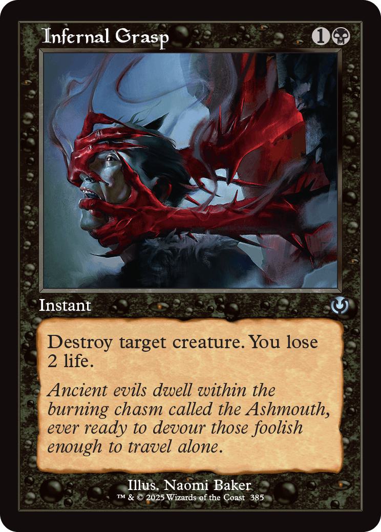 Infernal Grasp [385] [Retro Frame] [Innistrad Remastered] [Non-Foil]