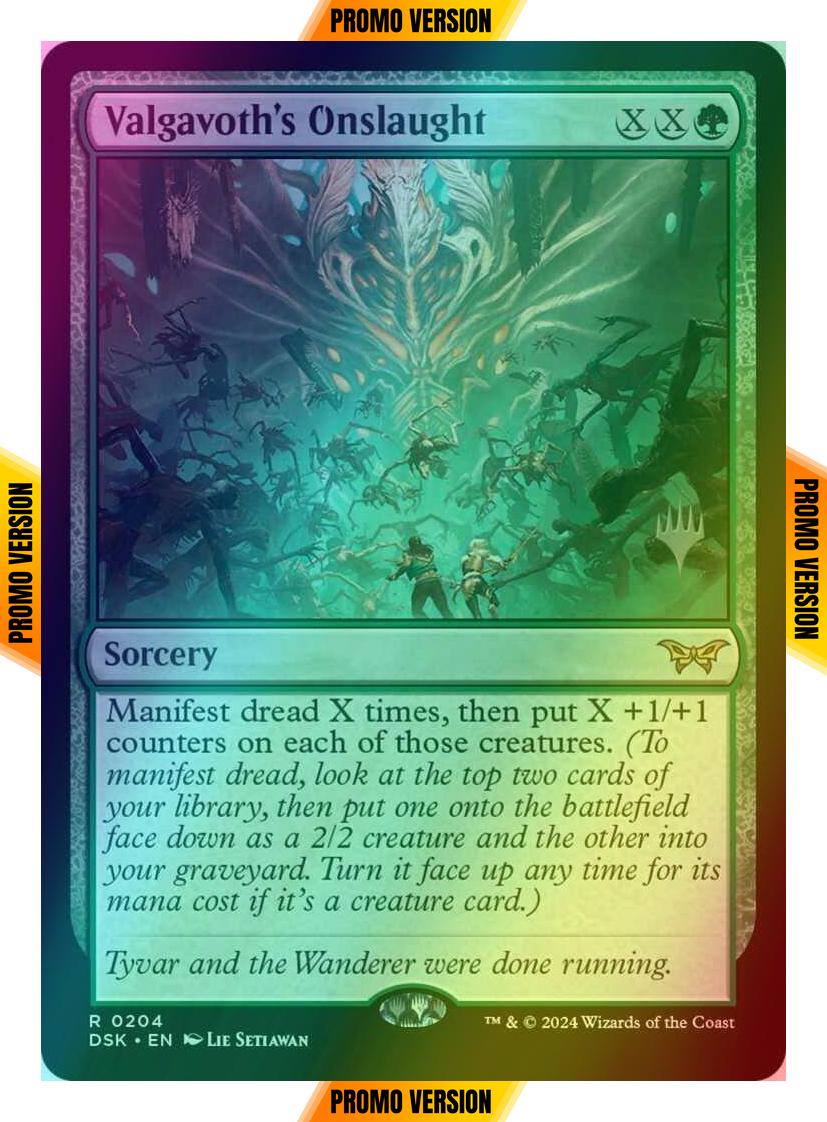 Valgavoth's Onslaught [204p] [Promo Pack] [Duskmourn: House of Horror: Promos] [Foil]