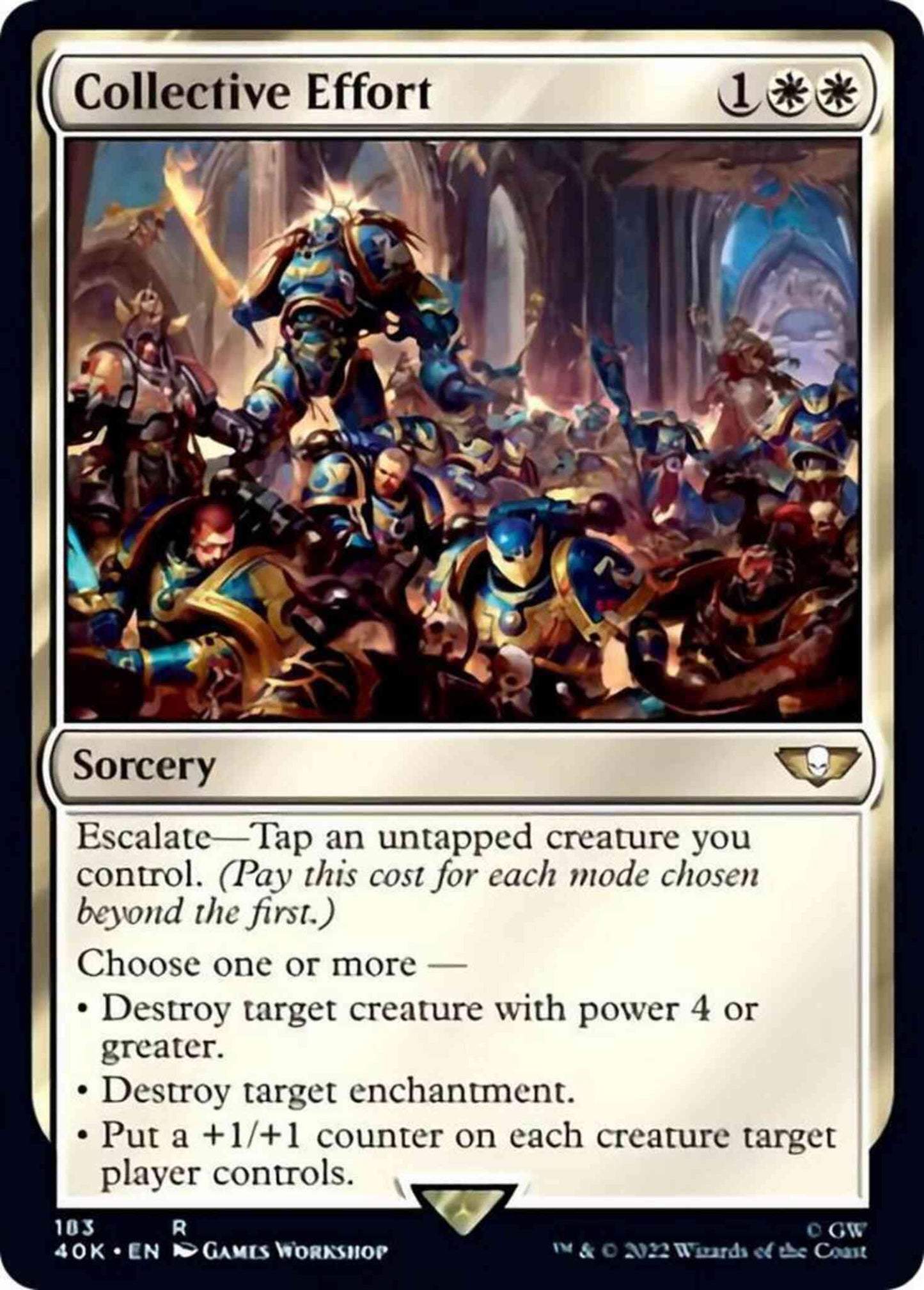Collective Effort [183] [Universes Beyond: Warhammer 40,000] [Non-Foil]