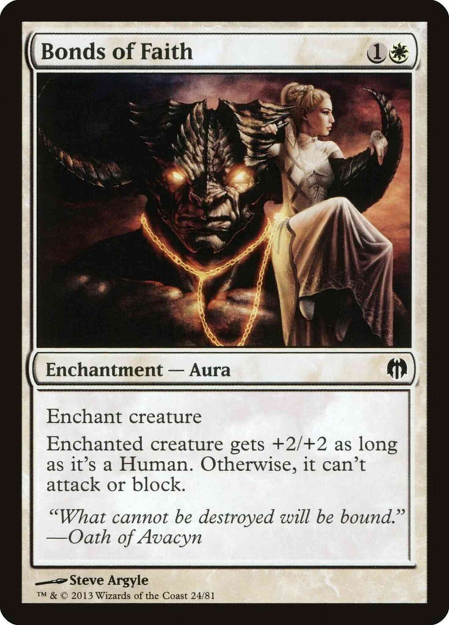 Bonds of Faith [24] [Duel Decks Heroes vs Monsters] [Non-Foil]