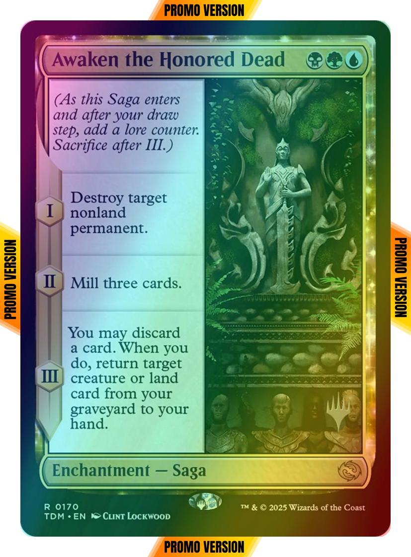 Awaken the Honored Dead [170p] [Promo Pack] [Tarkir: Dragonstorm: Promos] [Foil]