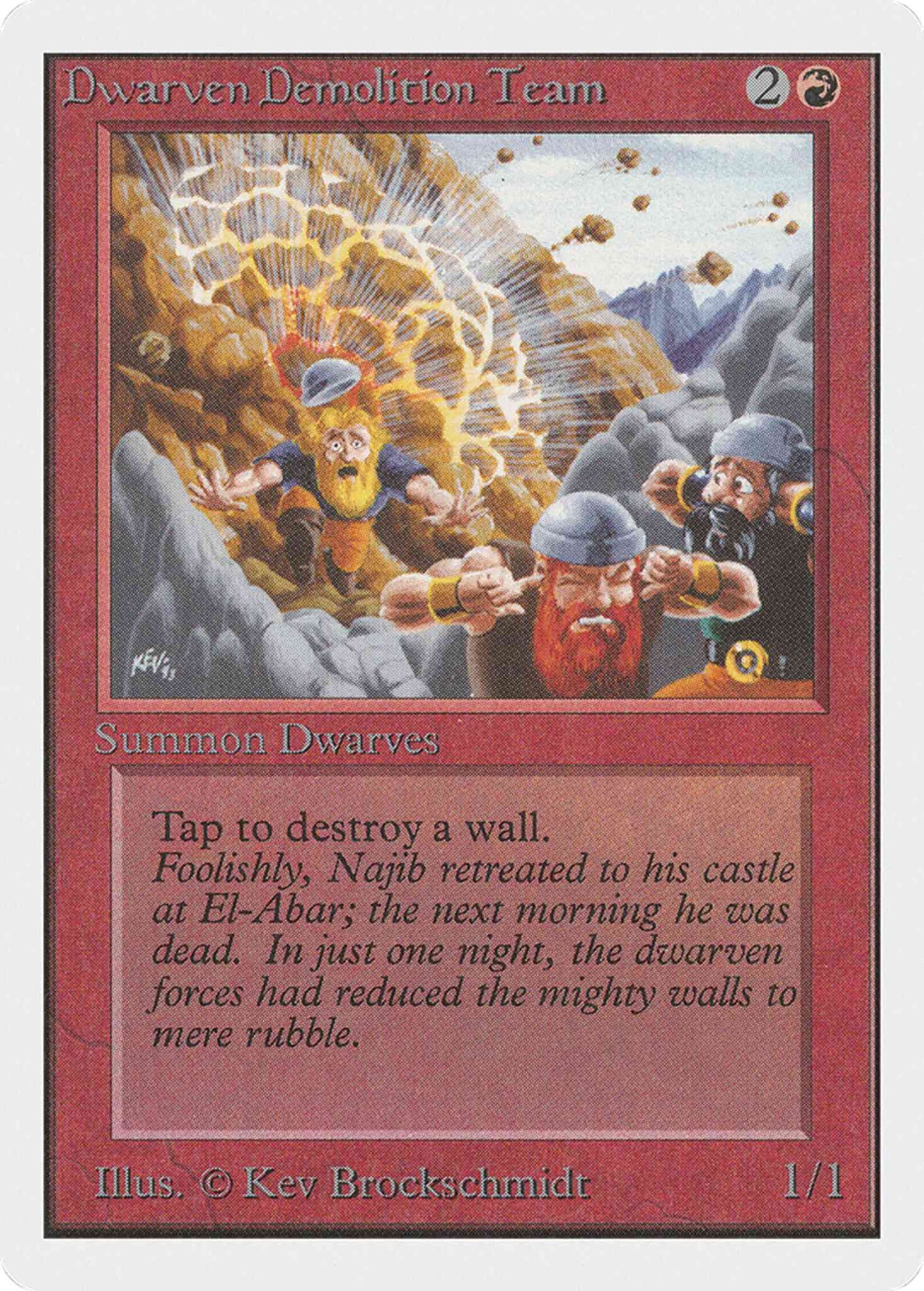 Dwarven Demolition Team [143] [Unlimited] [Non-Foil]