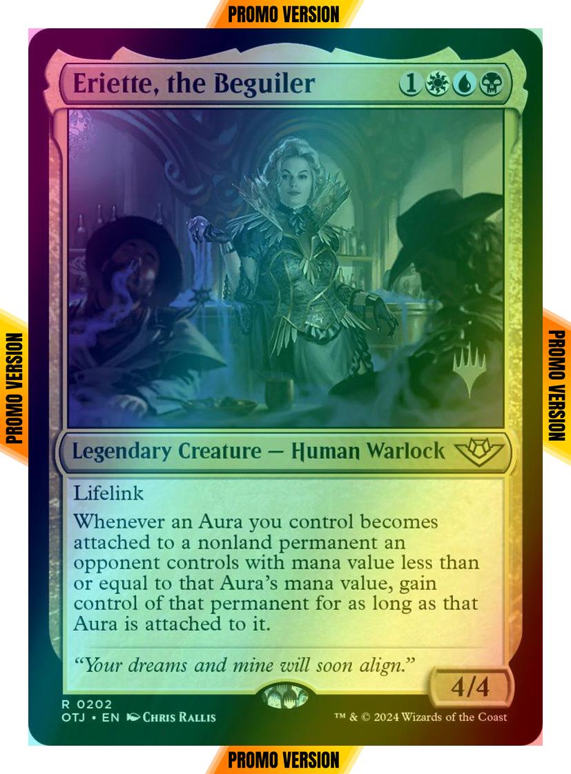 Eriette, the Beguiler [202p] [Promo Pack] [Outlaws of Thunder Junction: Promos] [Foil]