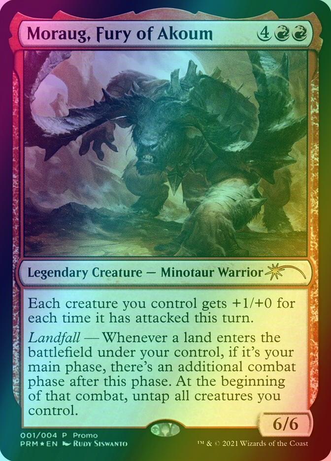 Moraug, Fury of Akoum [1] [Year of the Ox 2021] [Foil]