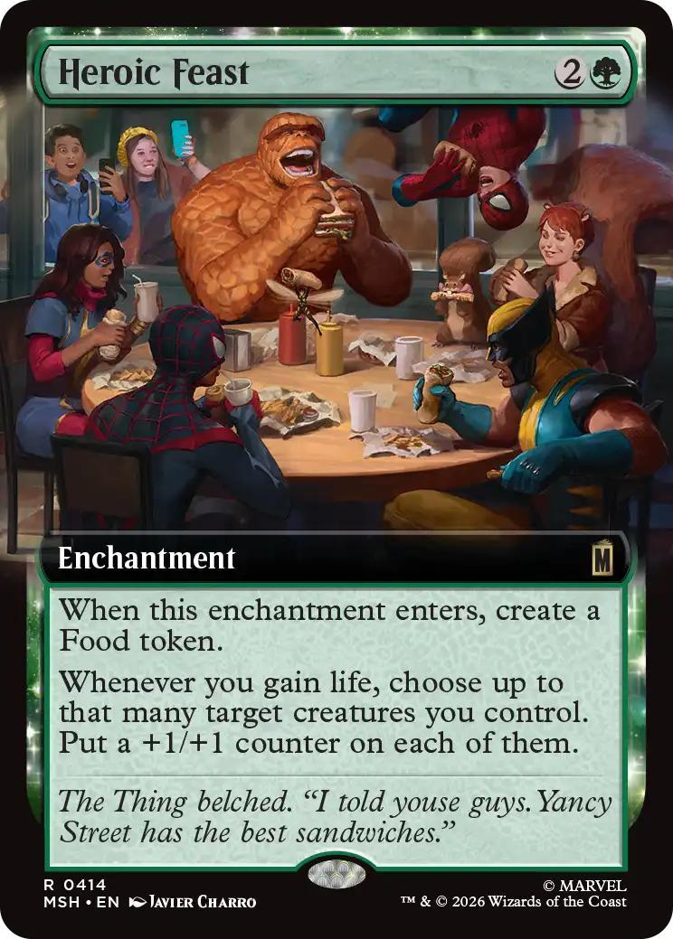 Heroic Feast [414] [Extended Art] [Marvel Super Heroes] [Non-Foil]
