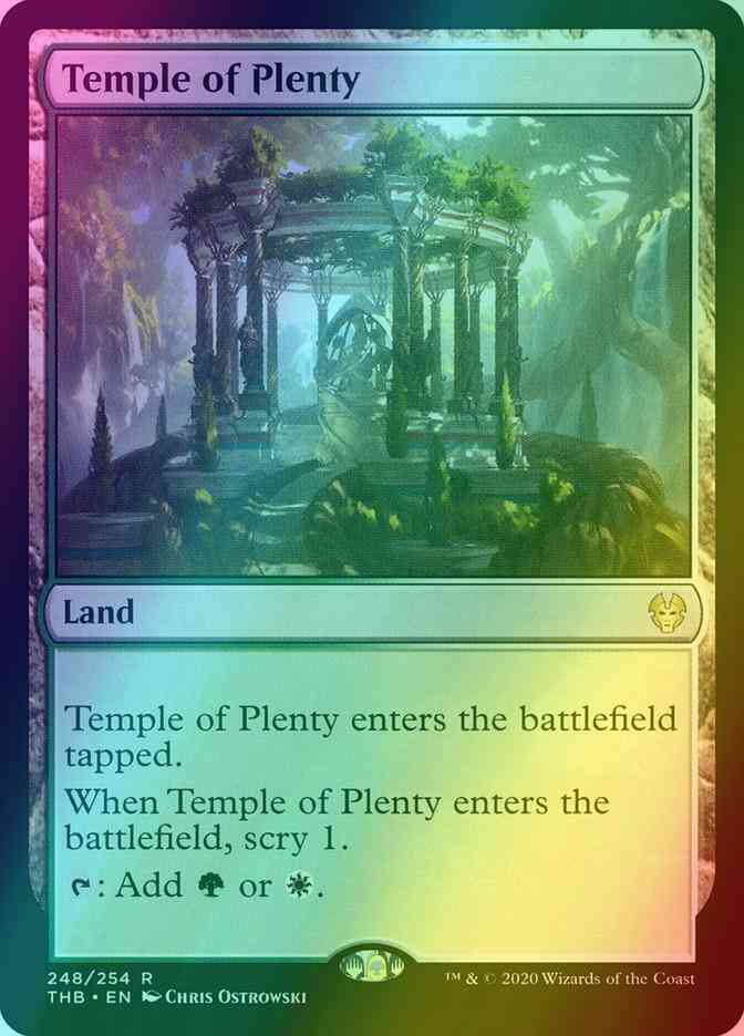 Temple of Plenty [248] [Theros Beyond Death] [Foil]