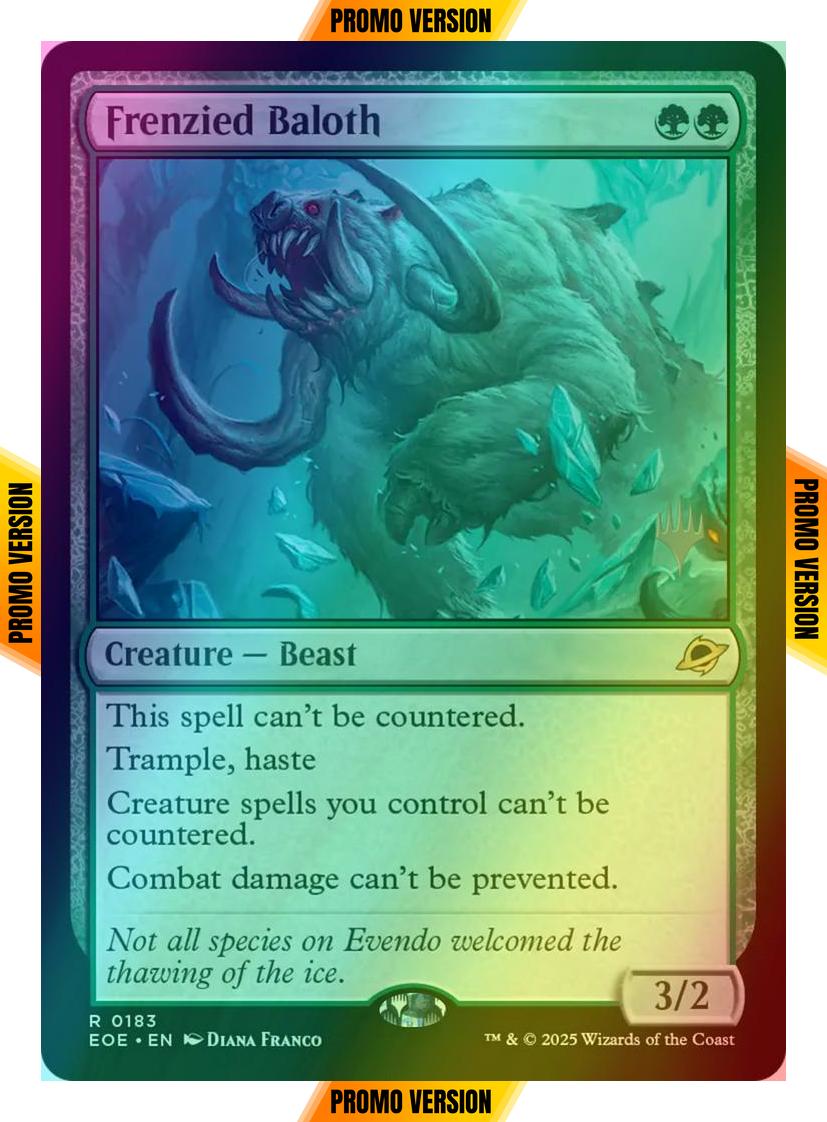 Frenzied Baloth [183p] [Promo Pack] [Edge of Eternities: Promos] [Foil]