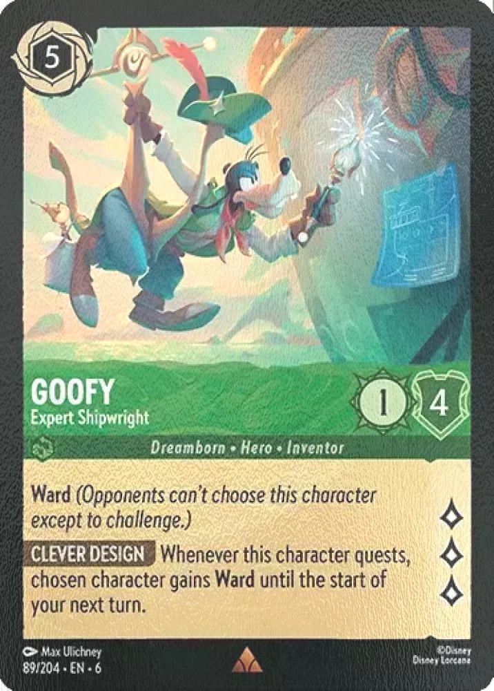 Goofy - Expert Shipwright - 89/204 [Azurite Sea] [Cold Foil]
