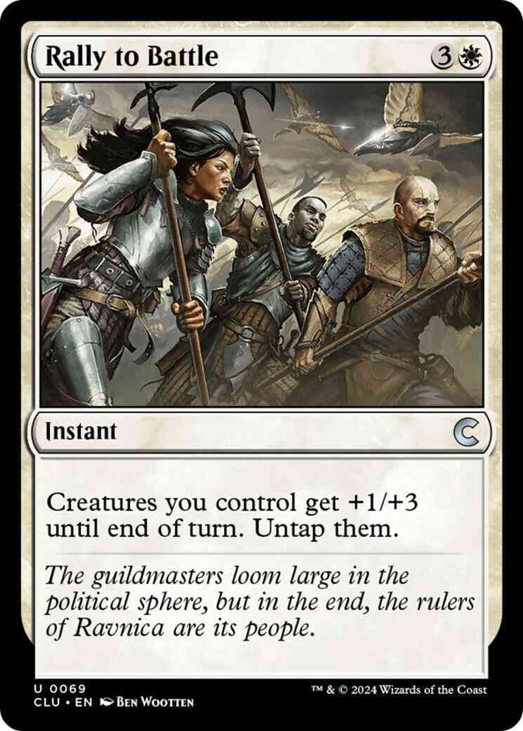 Rally to Battle [69] [Ravnica: Clue Edition] [Non-Foil]